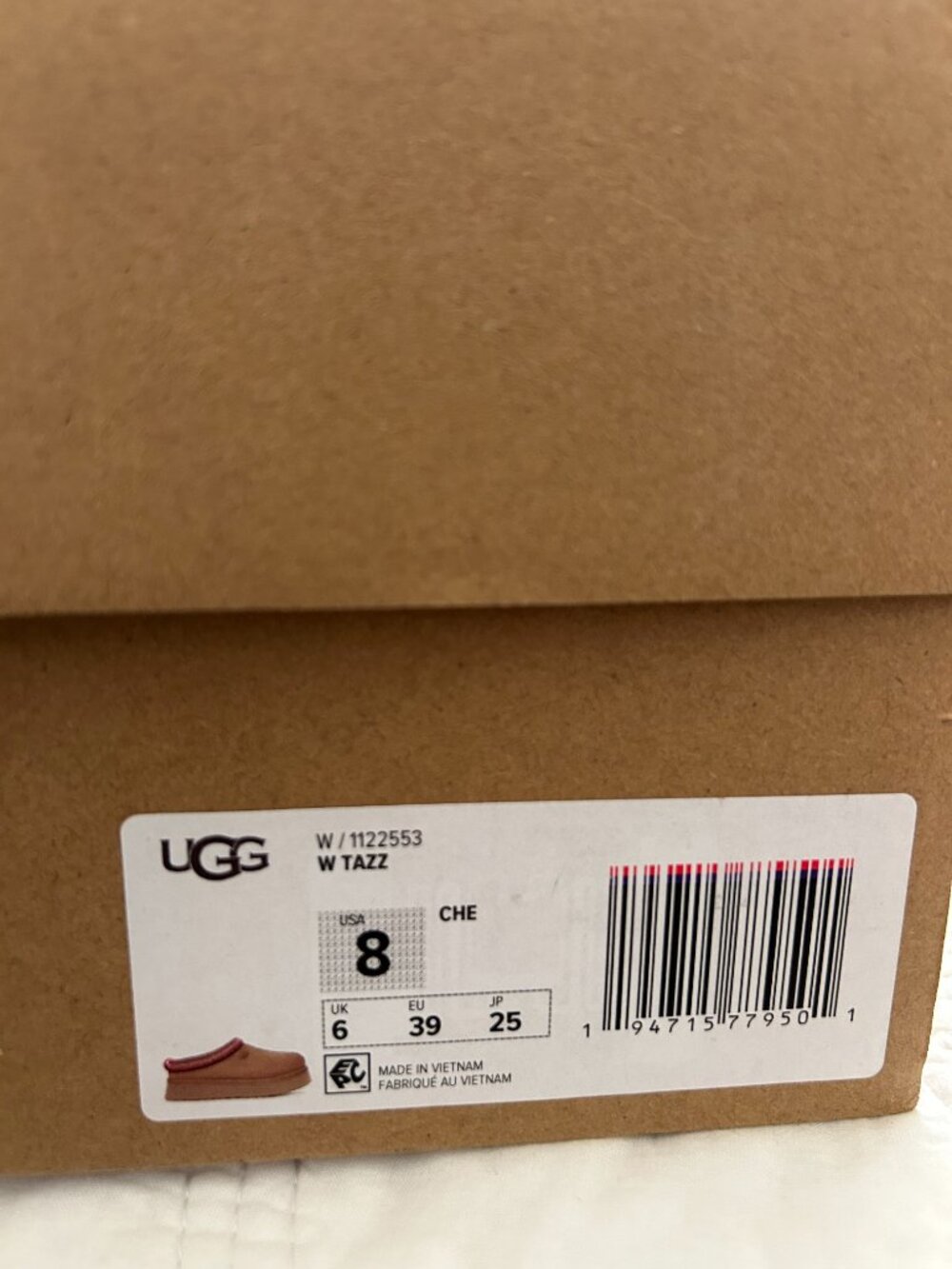 UGG size 8 Chestnut - Picture 2 of 5